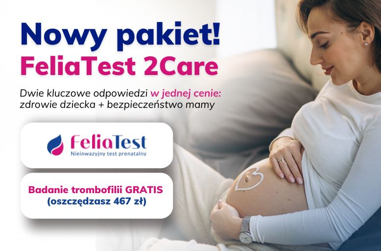 feliatest 2care jeden pakiet 2 odpowiedzi, feliatest + trombofilia